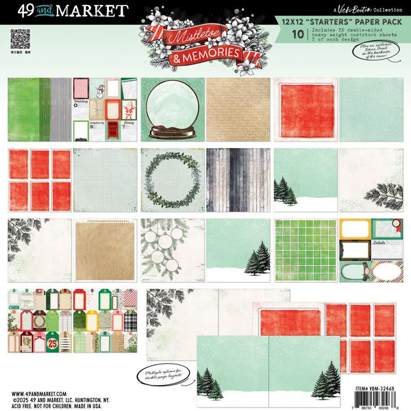 Mistletoe and Memories 12x12 Starters Collection Pack | Vicki Boutin