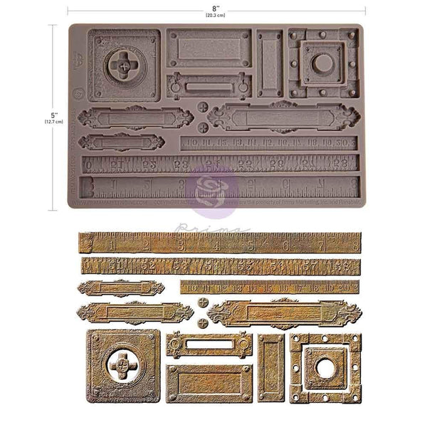 {coming soon!} Tapes and Labels 5x8 Silicone Decor Mould | Finnabair
