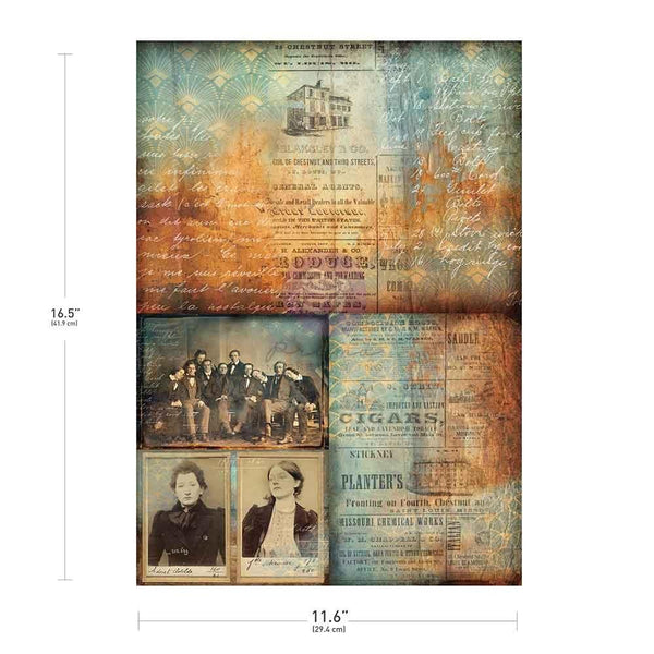 Chestnut Street A3 Decoupage Paper | Finnabair