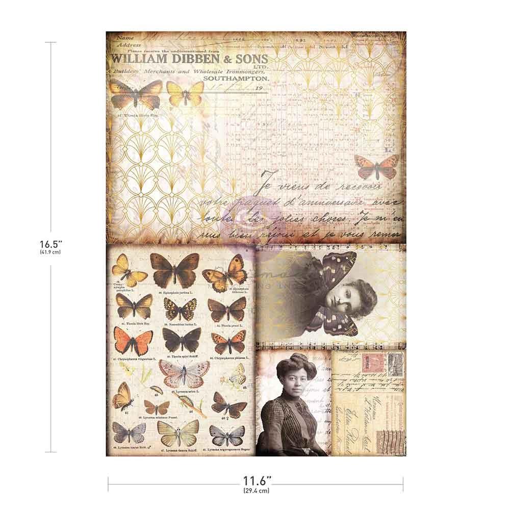 Southhampton Butterflies A3 Decoupage Paper | Finnabair