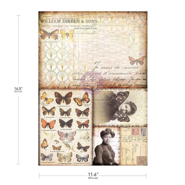 {coming soon!} Southhampton Butterflies A3 Decoupage Paper | Finnabair