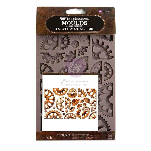 Halves and Quarters 5x8 Silicone Decor Mould | Finnabair