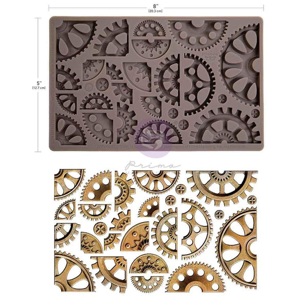 Halves and Quarters 5x8 Silicone Decor Mould | Finnabair