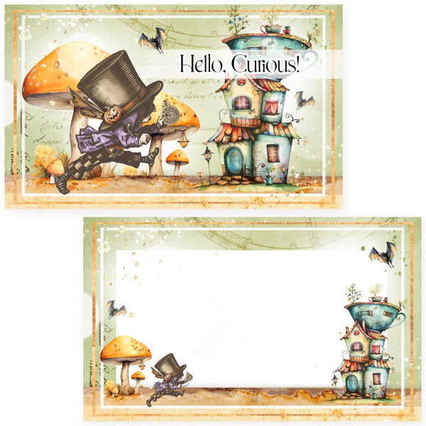 Halloween in Wonderland Journaling Cards