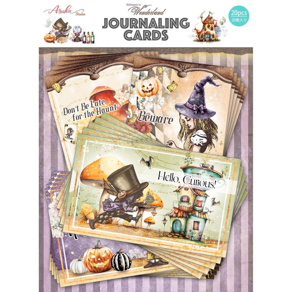 Halloween in Wonderland Journaling Cards