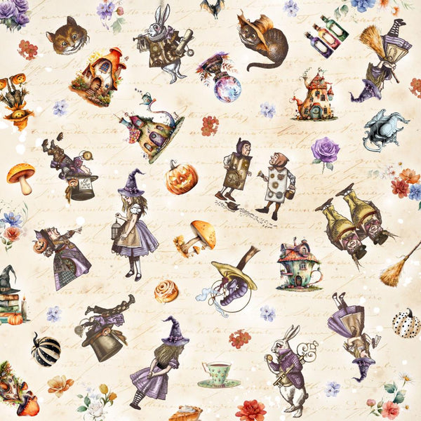 Halloween in Wonderland 6x6 Origami Paper Pack