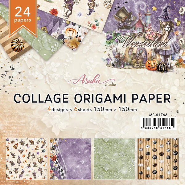 Halloween in Wonderland 6x6 Origami Paper Pack