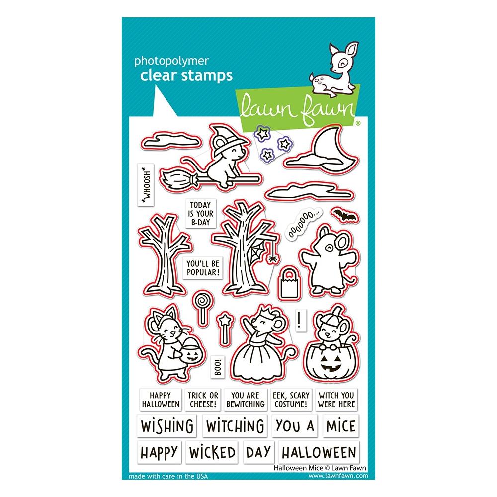 Halloween Mice Stamp + Die + Stencil Sets