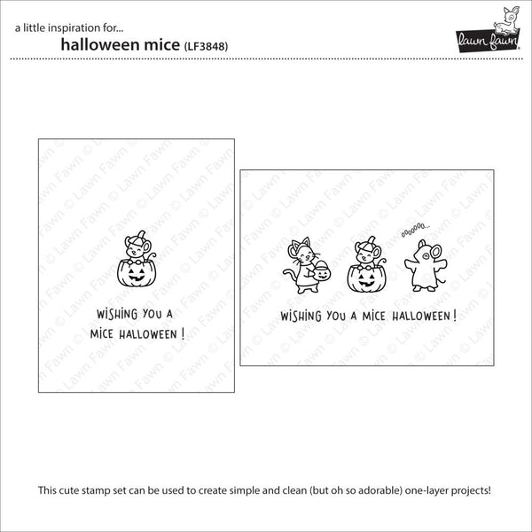Halloween Mice Stamp + Die + Stencil Sets