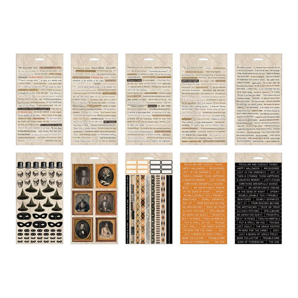 Peculiar & Curious Things Sticker Book {Halloween 2025} | idea-ology