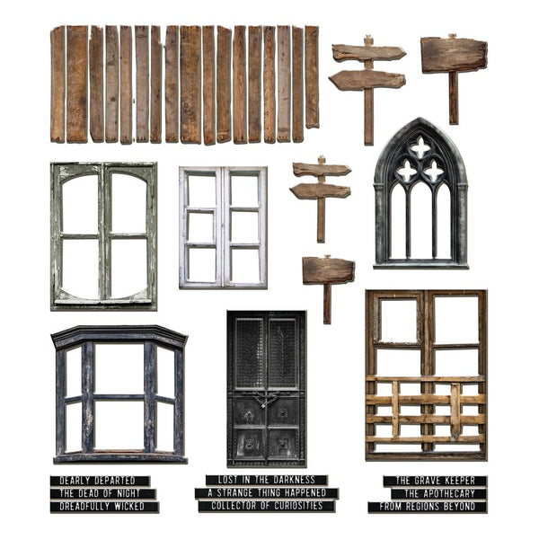 Baseboard Door & Window Frames {Halloween 2025} | idea-ology