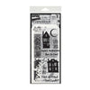 Ghost Town Mixed Media Stamp + Stencil Set {Halloween} | Tim Holtz