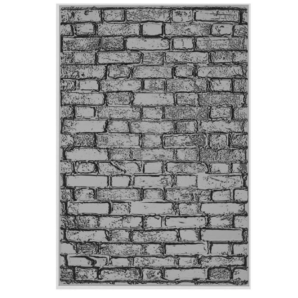 Brickwork 3D Texture Fades A5 Embossing Folder