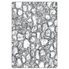 Cobblestone 3D Texture Fades A5 Embossing Folder