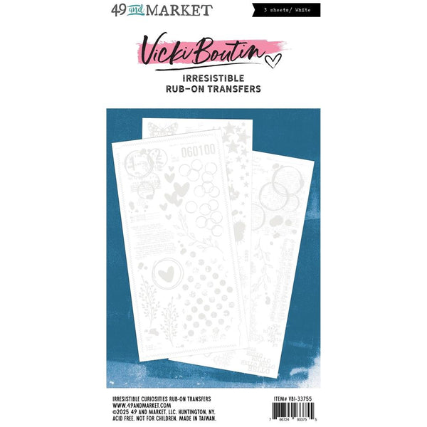 Irresistible Curiosities Rub-on Transfers | Willow Grove