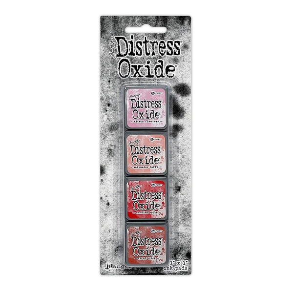 Mini Oxide Ink Pads Set 7 {pink/red} | Tim Holtz