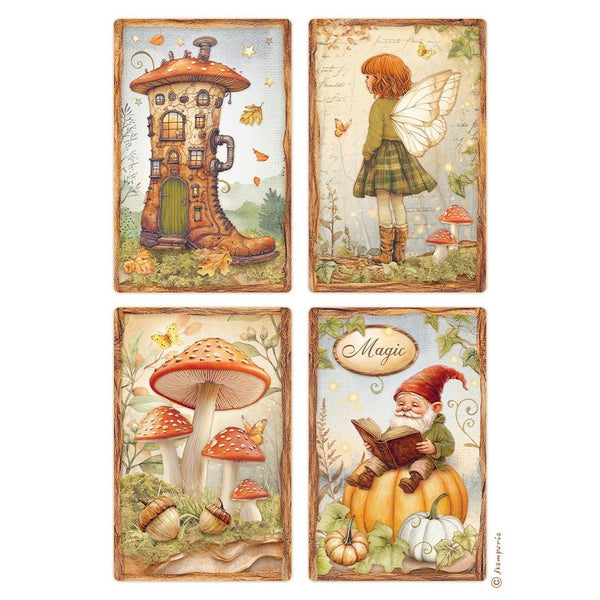 Whispering Woods A4 Rice Paper Selection 6pk