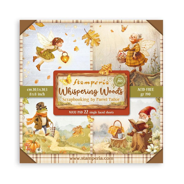 Whispering Woods 8x8 Single-Sided Paper Pad