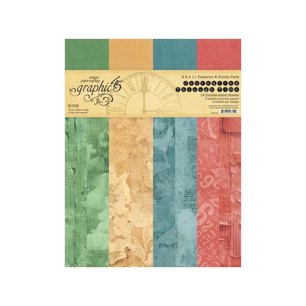 Journaling Through Time 8.5x11 Patterns + Solids Paper Pack {preorder}