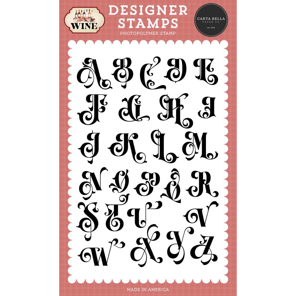 Flourish Alphabet Clear Stamps
