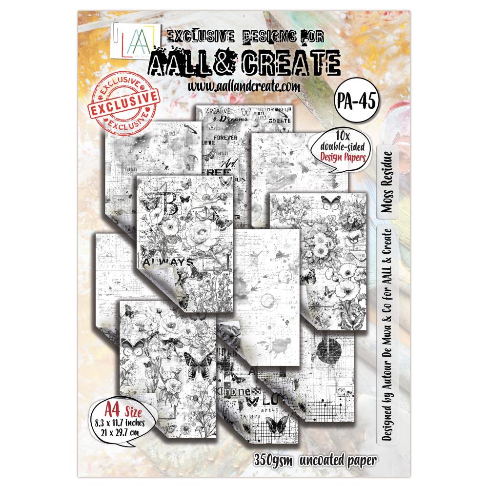 Moss Residue A4 Designer Cardstock