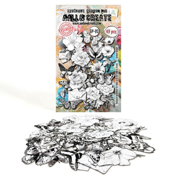 Gravel Script Ephemera Die Cuts No. 093