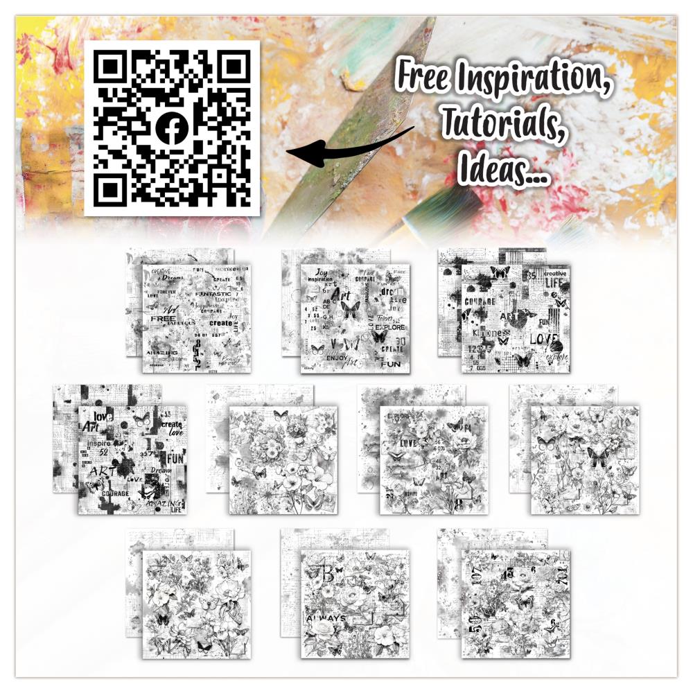 Graph Paper Garden 6x6 Designer Cardstock No. 47