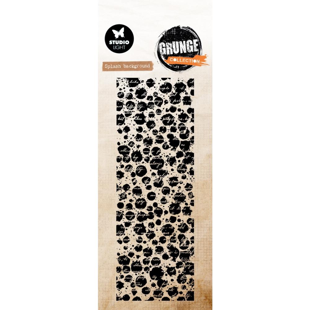 Splash Slimline Clear Stamp Set | Grunge Collection