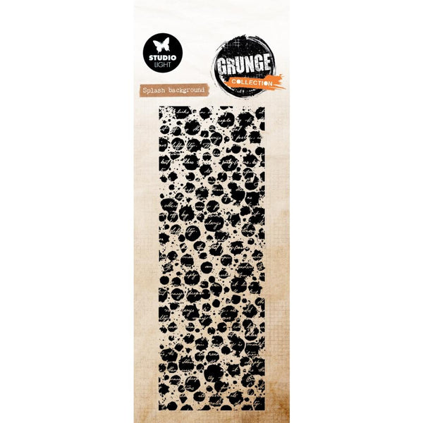 Splash Slimline Clear Stamp Set | Grunge Collection