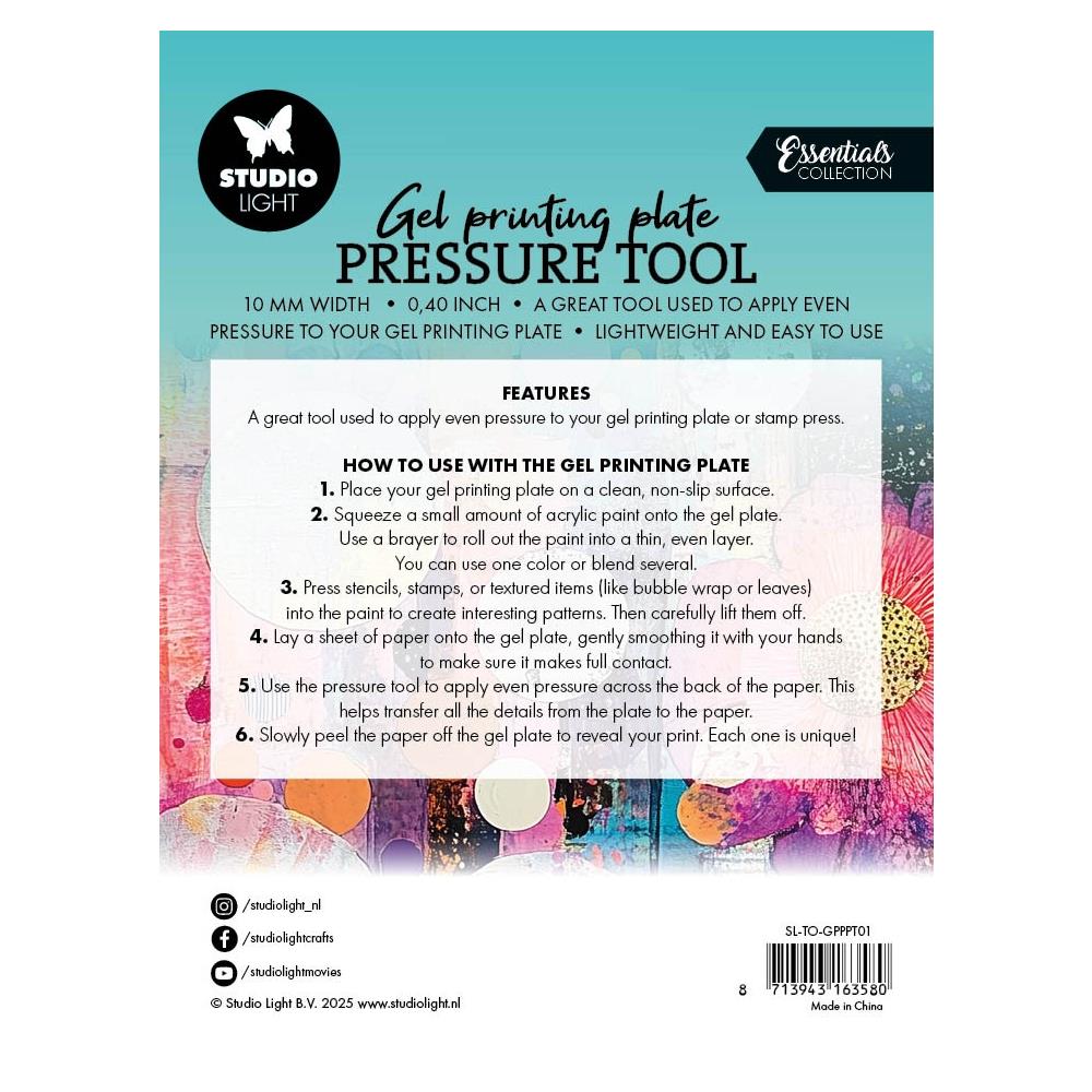 Gel Printing Plate Pressure Tool