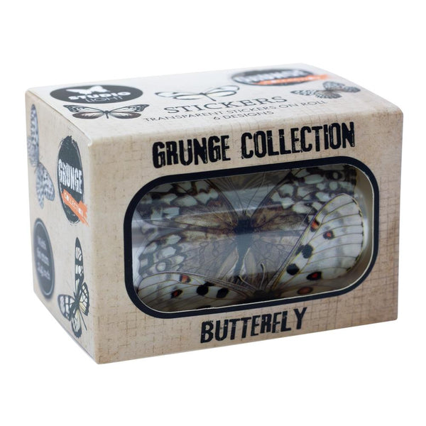 Butterfly Kiss-Cut PET Stickers | Grunge Collection