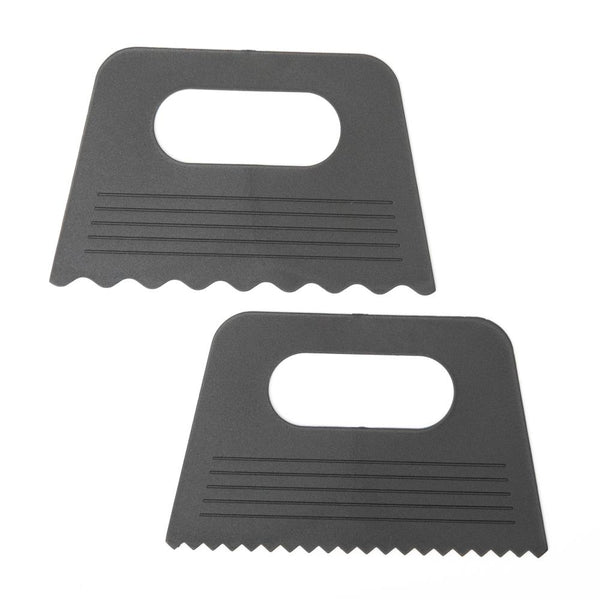 Curvy Edge Scrapers for Gel Printing Plates