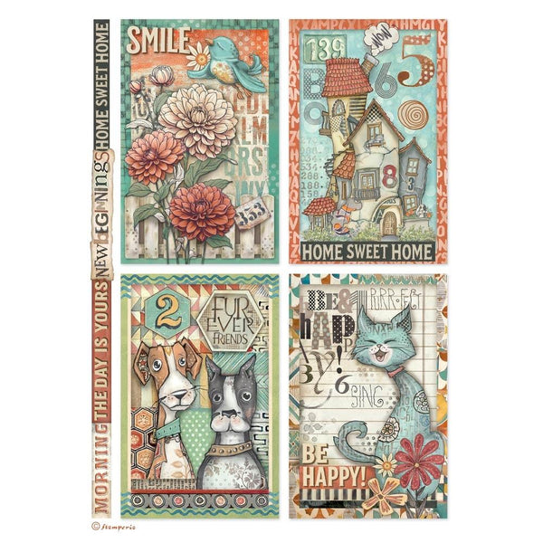 {coming soon!} Furry Friends A4 Rice Paper 6pk | Antonis Tzanidakis