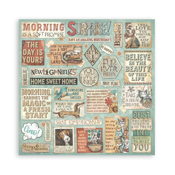 {coming soon!} Furry Friends 8x8 Double-Sided Paper Pad