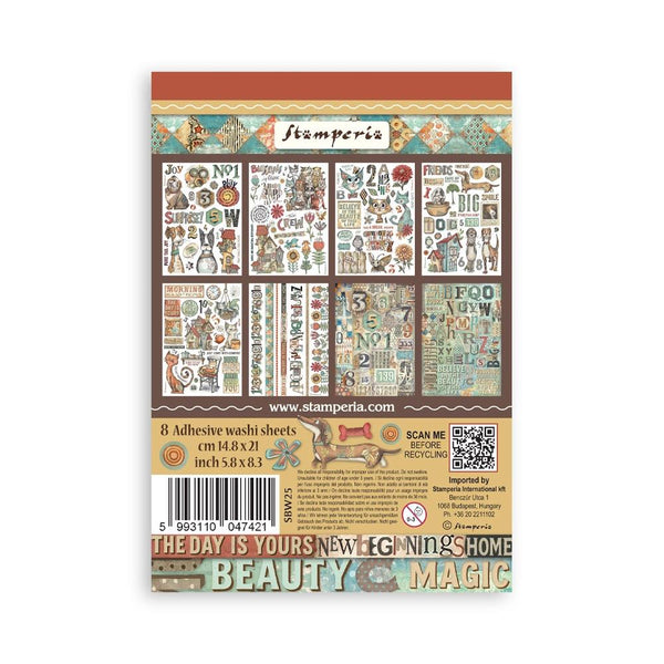 {coming soon!} Furry Friends A5 Washi Pad | Antonis Tzanidakis