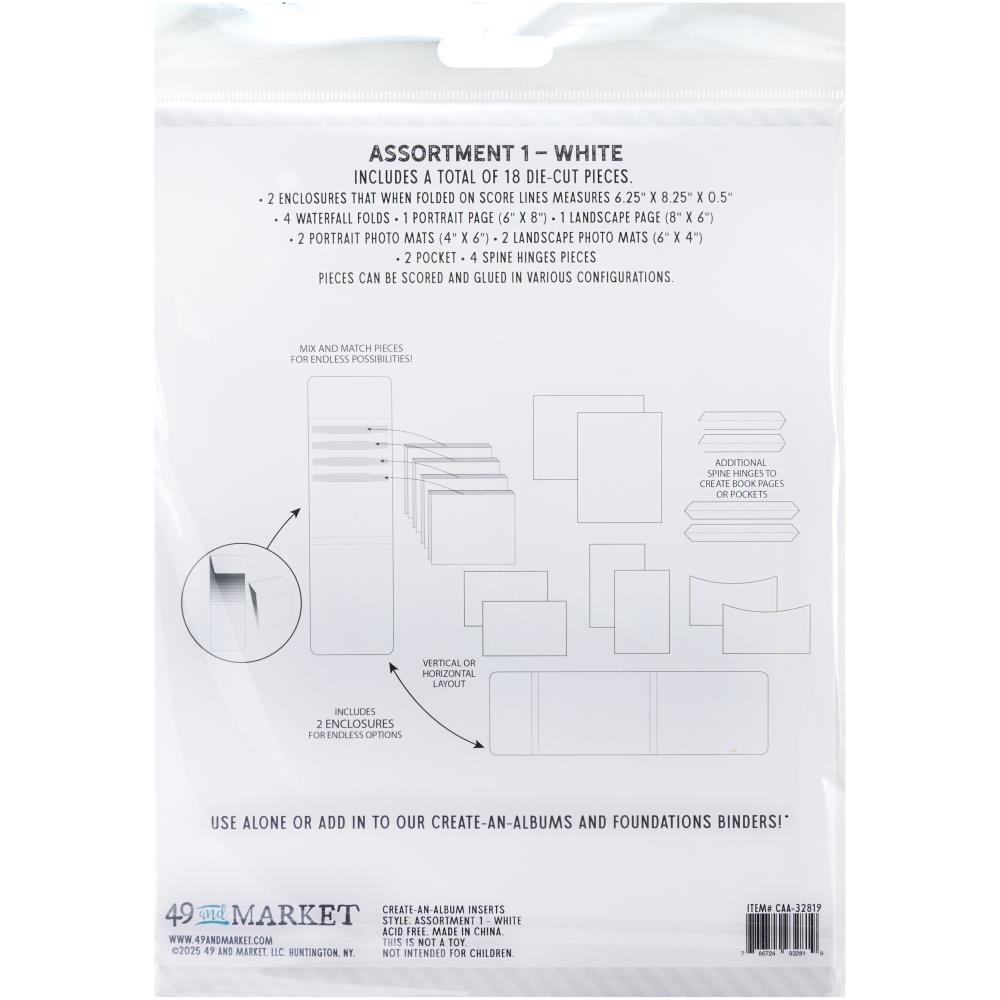 Create-An-Album 6x8 Foundation Inserts
