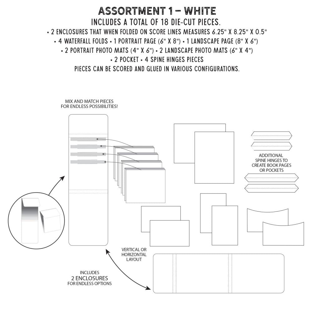 Create-An-Album 6x8 Foundation Inserts