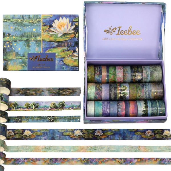 Monet's Garden 27-Roll Washi Tape Set