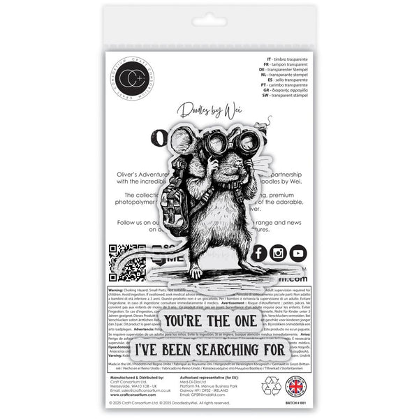 Searching Clear Stamp Set | Oliver's Adventures