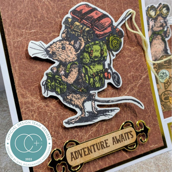 Adventure Awaits Clear Stamp Set | Oliver's Adventures