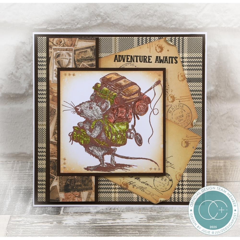 Adventure Awaits Clear Stamp Set | Oliver's Adventures