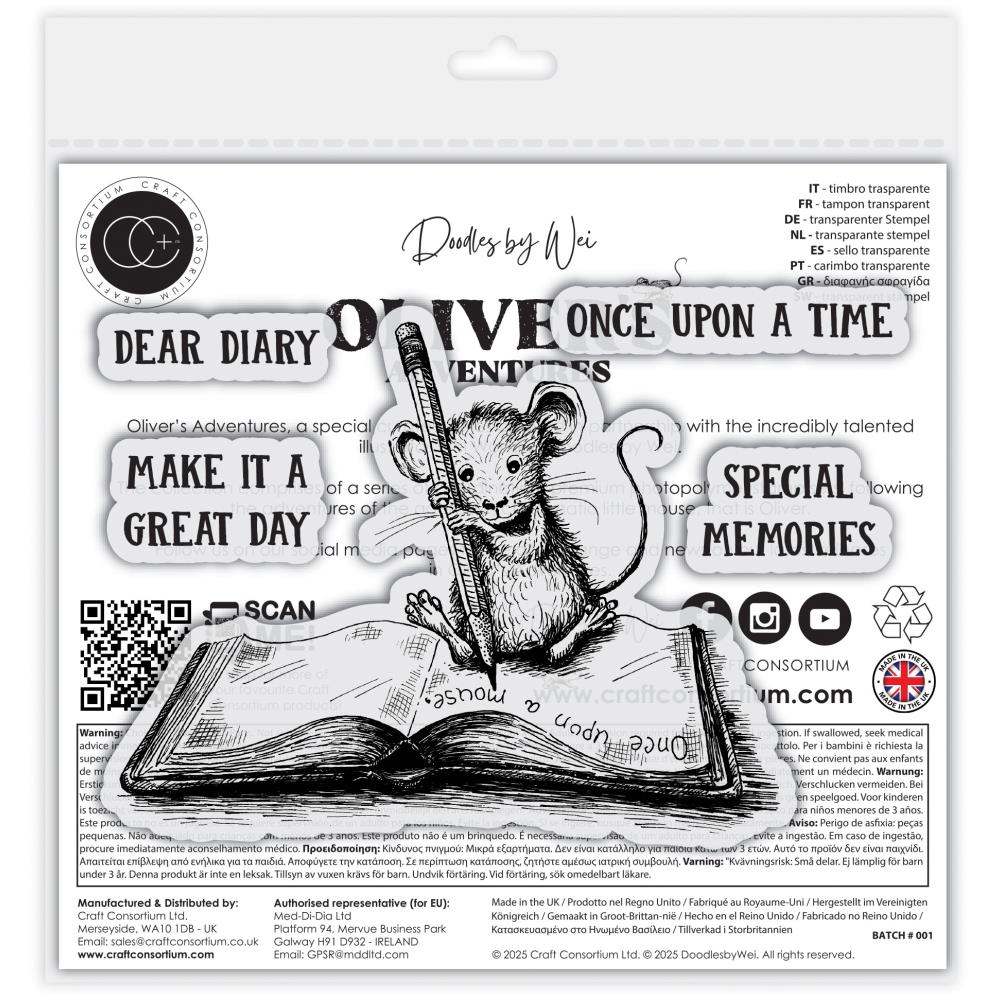 Memories Clear Stamp Set | Oliver's Adventures