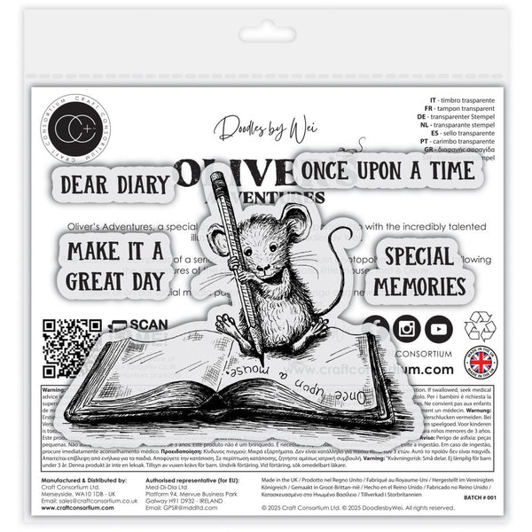 Memories Clear Stamp Set | Oliver's Adventures