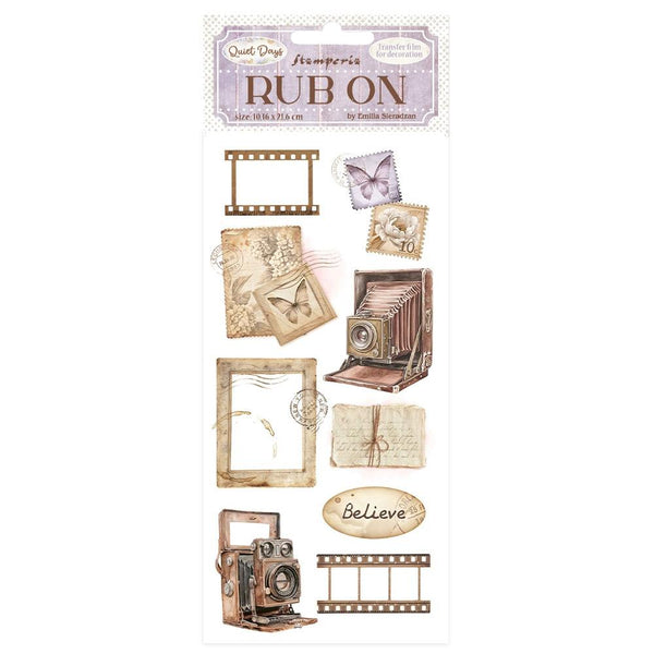 Vintage Photography Rub-on Transfers | Quiet Days