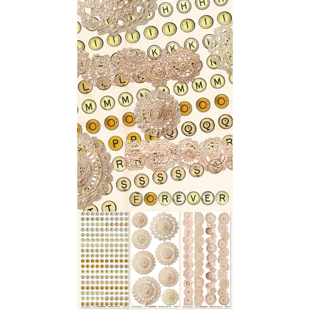 Nostalgic Memories 6x12 Rub-on Transfer Set