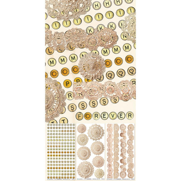 Nostalgic Memories 6x12 Rub-on Transfer Set