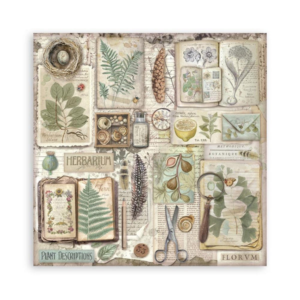 Herbarium Silvae 12x12 Single-Sided Paper Pad