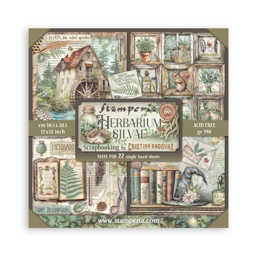 Herbarium Silvae 12x12 Single-Sided Paper Pad