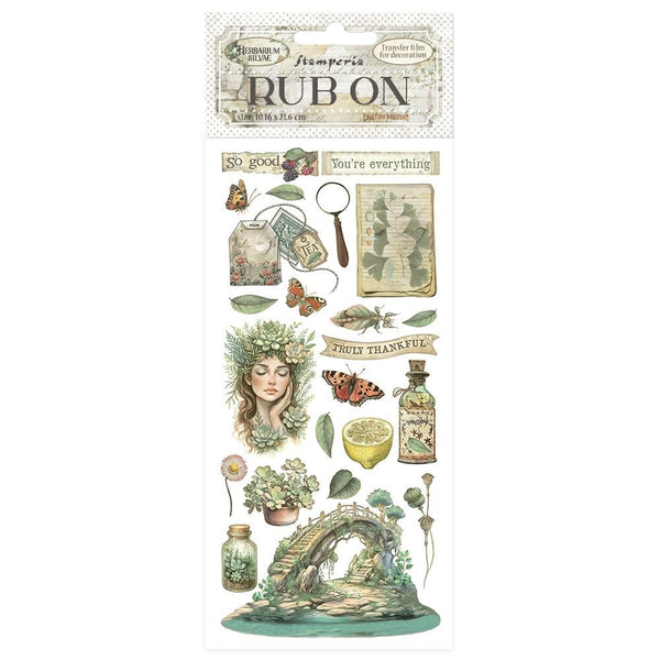 Herbarium Silvae 4x8.5 Rub-on Transfers