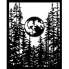 Moon in the Forest 8x10 Stencil | Herbarium Silvae